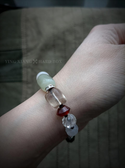 原创【风格～孤品手作】玛瑙琉璃手链｜非7日无理由退换货 商品图4