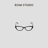 ROMI STUDIO 超轻玳瑁色黑色复古猫眼板材镜框眼镜 RWCLP34810 商品缩略图0