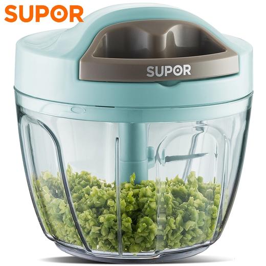 苏泊尔（SUPOR）家用手拉蒜泥神器辣椒捣蒜蓉搅姜末蒜茸蒜末切菜器料理机辅食机 650ML KG65AB10 商品图0