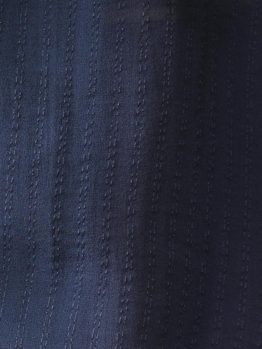 TYNVIE 系带透视短袖衬衫 - 蓝色 商品图10