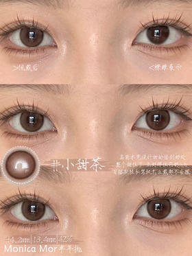 Monica Mor半年抛美瞳 小甜茶 14.2mm