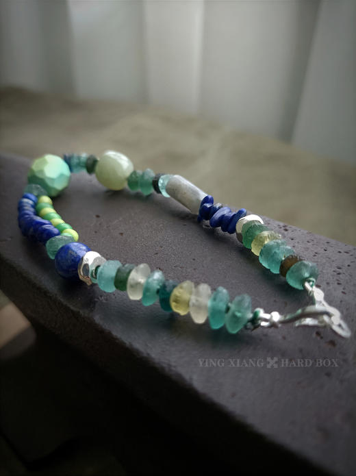 原创【风格～孤品手作】绿松石琉璃手链｜非7日无理由退换货 商品图3