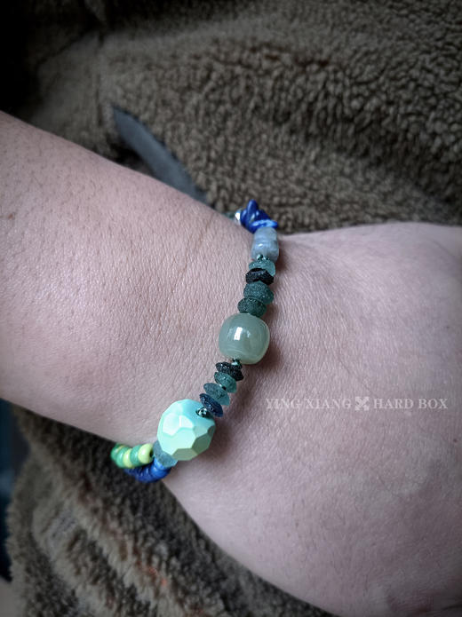 原创【风格～孤品手作】绿松石琉璃手链｜非7日无理由退换货 商品图8