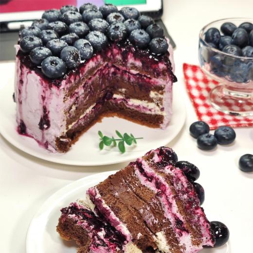 烤爱·爆炸蓝莓·超多水果蛋糕·蓝莓椰奶·聚会生日节日【仅限深圳同城配送】 商品图1