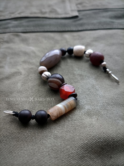 原创【风格～孤品手作】玛瑙琉璃手链｜非7日无理由退换货 商品图3