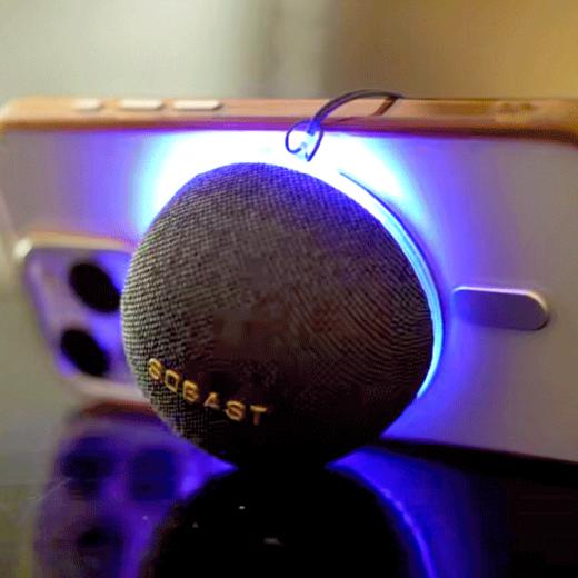 疯抢中！！支持30天免费试用【建议拍2台互联，立体环绕音质】【SOBAST 磁吸手机支架mini蓝牙音箱】户外娱乐少儿活动 外观专利+出口级品质 商品图5