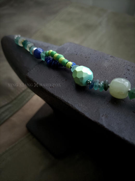 原创【风格～孤品手作】绿松石琉璃手链｜非7日无理由退换货 商品图2