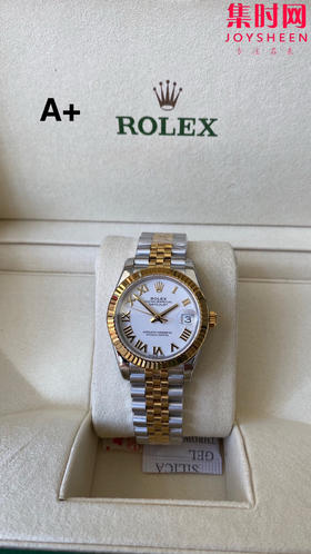 劳力士GS日志31系列 女款日志31mm 间金白罗马 女士腕表 2236机 新品劳力士女款蚝式日志型腕表31mm 到货