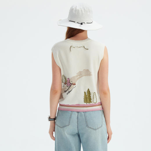 【大都会】TeenieWeenie小熊毛衣女2025秋季新款女装TTKN253702T 商品图2