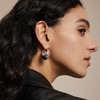 【网球职业运动员李娜&张予曦同款】Mordern Art 现代艺术时期 | 小水滴金/银圈耳环 商品缩略图4