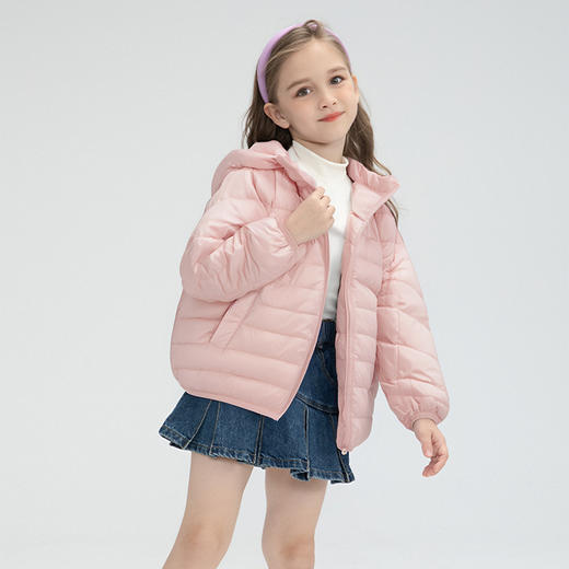 Cucutas幼童羽绒服CY25WIW581中国红/黑色/粉色/紫色/粉绿/浅卡其（90#-140#） 商品图2