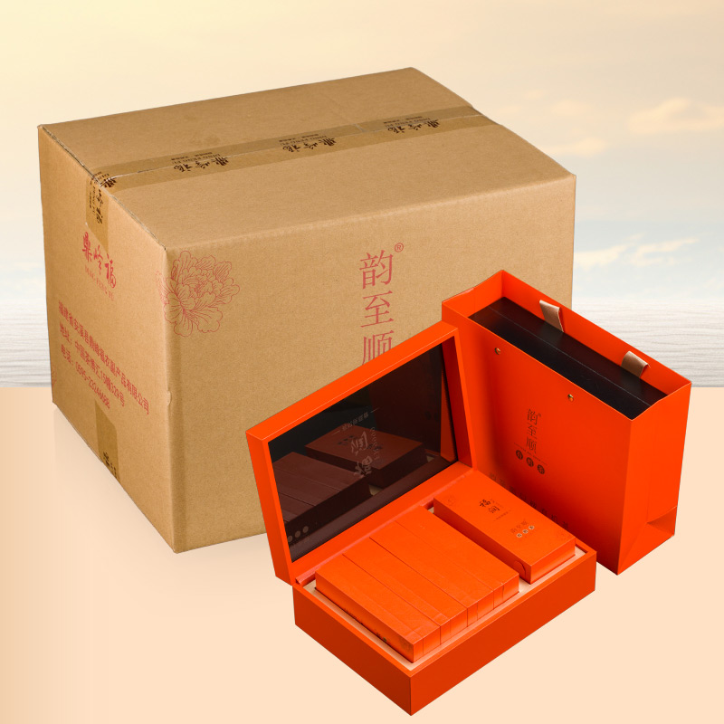 【福润 FR9999整件】批发 韵至顺 有机乌龙茶 有机铁观音 福润  597.6克/件（ 99.6克/盒*6盒)送手提袋6个