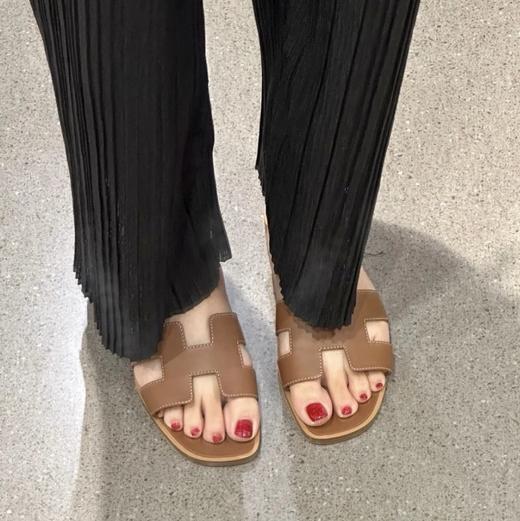 万年经典款  老渠道   H经典拖鞋   经典oran平底拖鞋 商品图1