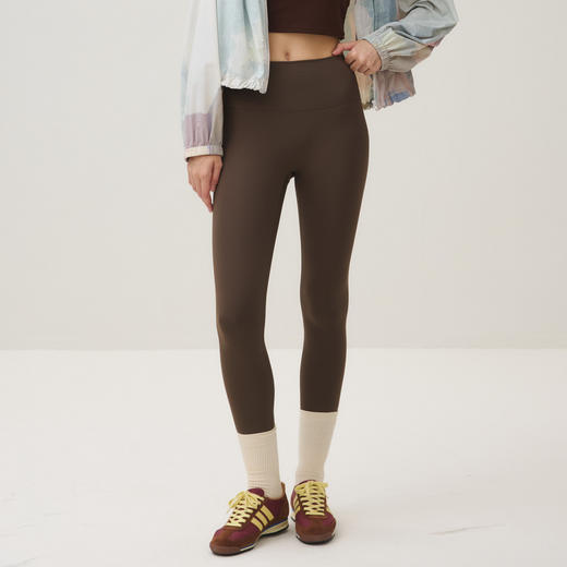 谜底瑜伽裤女2025秋季新品超弹高腰塑形原创印花九分裤253MK1166 商品图0