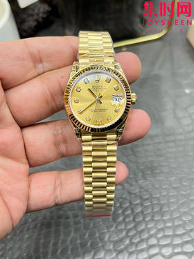 Rolex劳力士GS日志型系列 女款31mm 日志31系列 全金款 女士腕表 搭载改Cal.2236