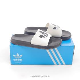 阿迪达斯Adidas ADILETTE BOOST 夏季时尚舒适 高品质一字拖鞋沙滩鞋