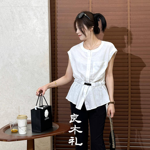 【现货】良木礼天丝上衣（腰带）（9115） 商品图0