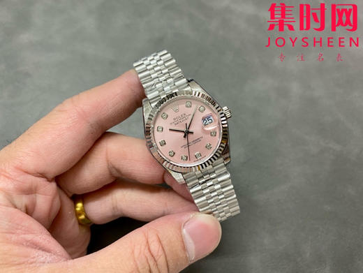 Rolex劳力士GS日志型系列 女款31mm 日志31系列 粉盘钻面 女士腕表 搭载改Cal.2236 商品图3