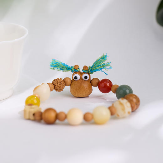 【普陀山上新】顶呱呱来财菩提手串十八籽菩提手串金刚玛瑙多宝 商品图5