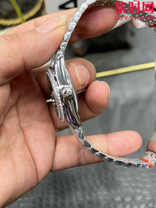 Rolex劳力士GS日志型系列 女款31mm 日志31系列 灰盘钻面 女士腕表 搭载改Cal.2236 商品图6