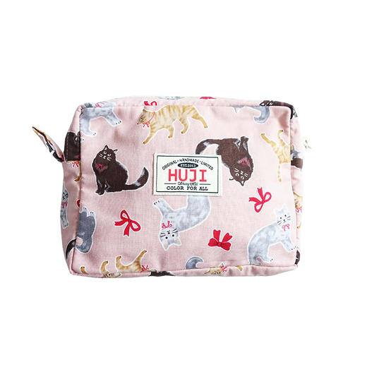 HUJI祤集Motley收纳包插画小猫小猫 商品图11