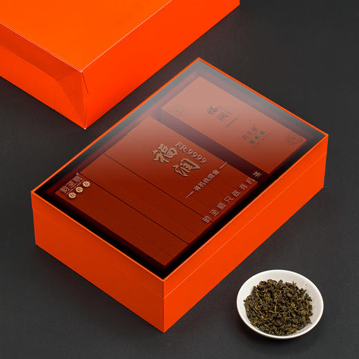 【福润 FR9999】韵至顺 有机乌龙茶 有机铁观音 福润 99.6克/盒 送手提袋1个 商品图1