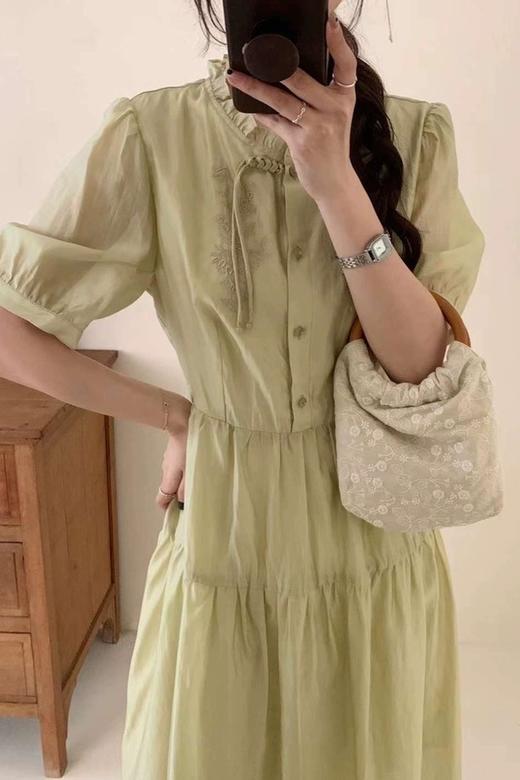 Stay2Weeks 法式茶歇泡泡袖连衣裙 20693 商品图2