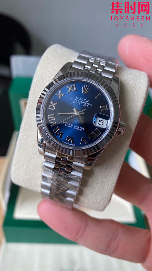 劳力士GS日志31系列 女款日志31mm 蓝罗马面 女士腕表 2236机 新品劳力士女款蚝式日志型腕表31mm 到货 商品图3