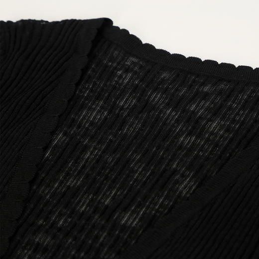 QF8E5斯尔丽25新款度假系列清爽高腰节吊带搭配针织外披两件套连衣裙 商品图6