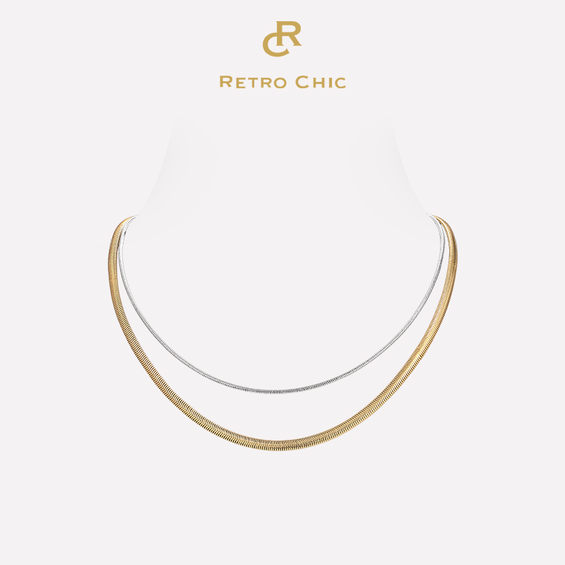 Retro Chic 意大利复古创意饰品 罗马斗兽场叠戴项链