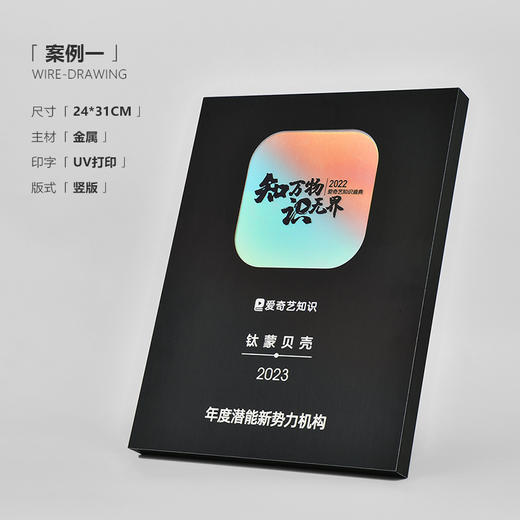 高档金属奖牌定做炫彩铝合金logo商务合作代理商授权聘书奖牌纪念 商品图6