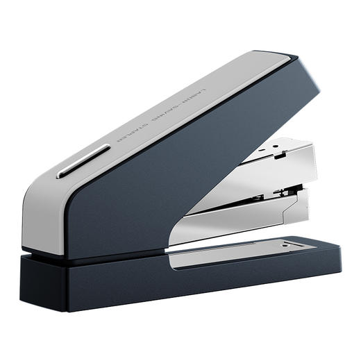 齐心订书机V03 按键式省力40张12# 深蓝 商品图1
