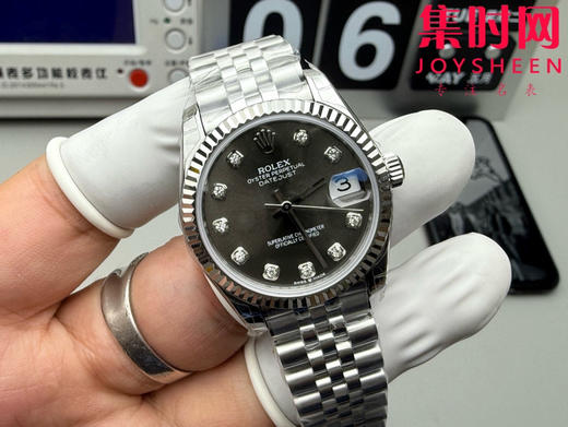 Rolex劳力士GS日志型系列 女款31mm 日志31系列 灰盘钻面 女士腕表 搭载改Cal.2236 商品图2