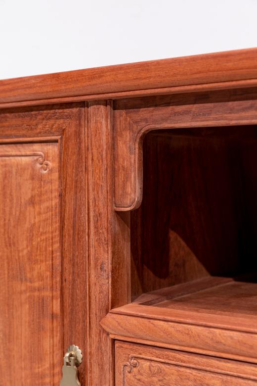 红桥红 家具严选  缅甸花梨(大果紫檀）  【168 六抽屉 空层 餐边柜】 商品图3