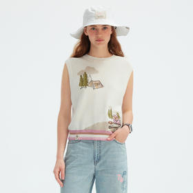 【大都会】TeenieWeenie小熊毛衣女2025秋季新款女装TTKN253702T