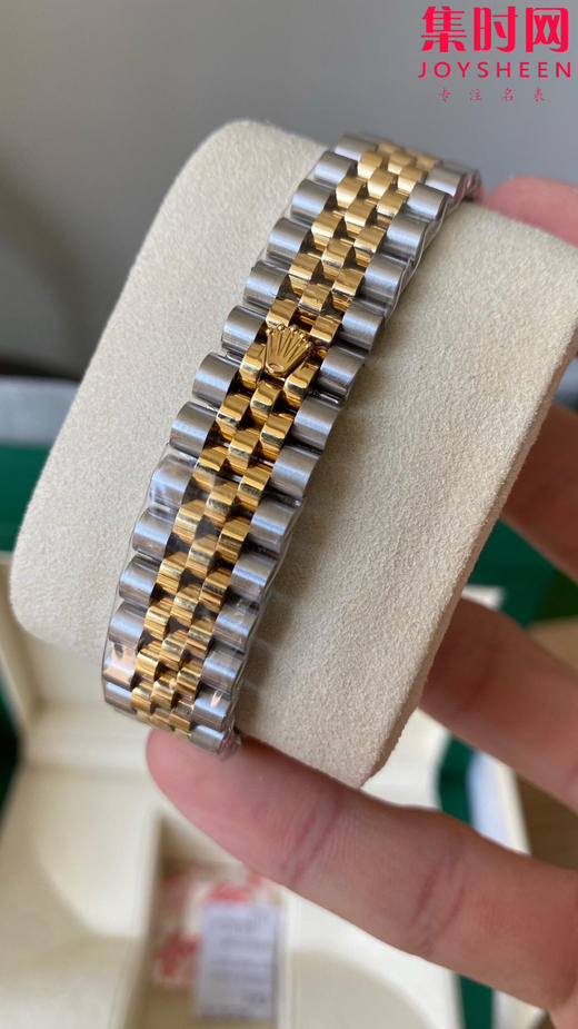 劳力士GS日志31系列 女款日志31mm 间金白罗马 女士腕表 2236机 新品劳力士女款蚝式日志型腕表31mm 到货 商品图5