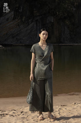 荷木HEMU丨青篱·宽腿裤