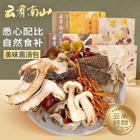 云肴南山 云南菌汤包 松茸/牛肝菌/羊肚菌多口味可选 简单烹饪 美味即成 72小时发货