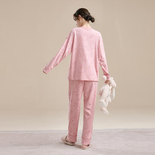 康妮雅女士长袖长裤套头套装 商品图1