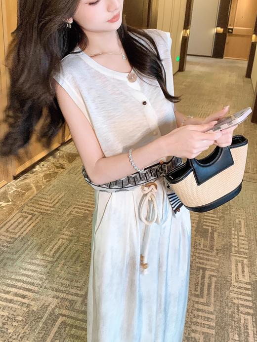 张心子【云感老钱】轻薄凉快气质显瘦开衫针织衫上衣 U2506024 商品图6