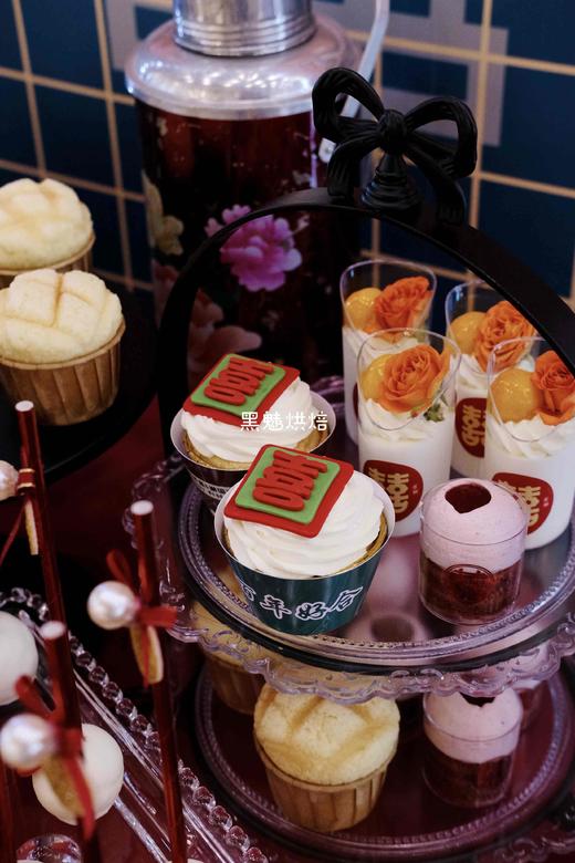 复古港风婚礼甜品台 商品图1