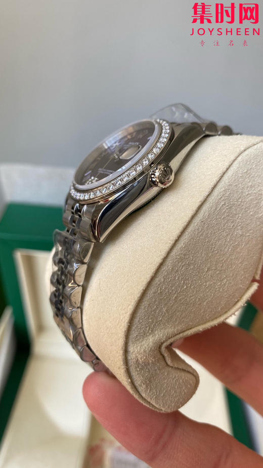 劳力士GS日志31系列 女款日志31mm 紫盘罗马面钻圈 女士腕表 2236机 新品劳力士女款蚝式日志型腕表31mm 到货 商品图4
