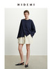 HIDEMI极简显瘦设计感抽绳松紧带中低腰防走光半身裙短裙 黑色/白色 商品缩略图5
