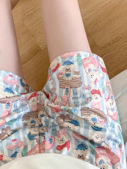 【YW】无忧购35元2件可爱甜美卡通印花棉绸短裤遛弯裤家居裤（截单后3-5天发货) 商品图4