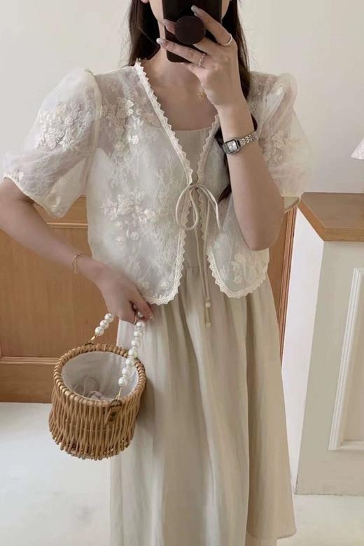 Stay2Weeks 新中式薄款开衫外搭配吊带裙 20692 商品图3