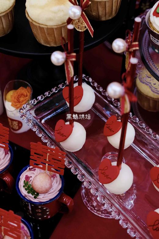 复古港风婚礼甜品台 商品图6