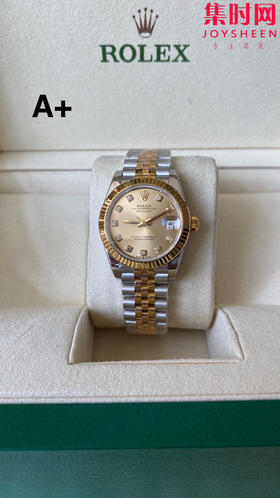 劳力士GS日志31系列 女款日志31mm 间金金盘钻面 女士腕表 2236机 新品劳力士女款蚝式日志型腕表31mm 到货