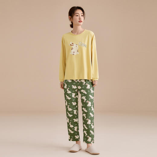 康妮雅女士长袖长裤套头套装 商品图4