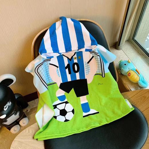 【萌趣设计，让宝贝爱上洗澡！】可爱卡通儿童浴巾斗篷 柔软亲肤不掉毛 洗澡吸水速干 可穿式宝宝浴巾-QQ 商品图5