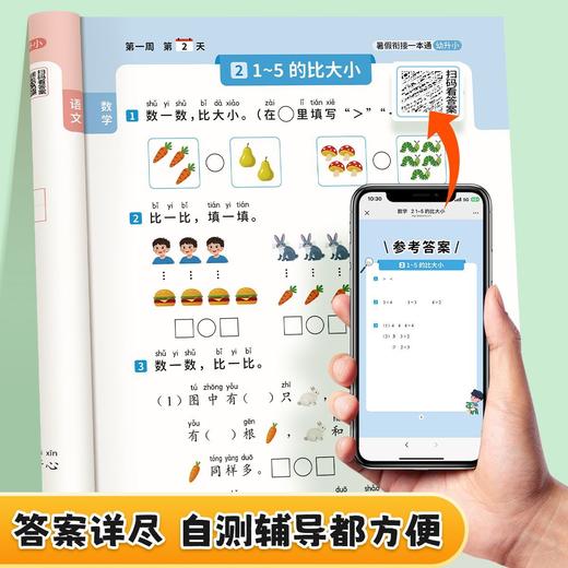 （会员）2025暑假衔接一本通幼升小一升二升三一二三年级语数英暑假学习 商品图8